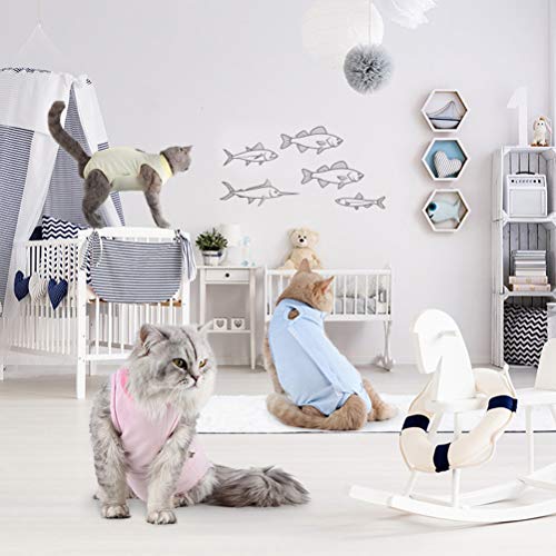 UKCOCO Tuta da Recupero per Gatti, Pulizia della