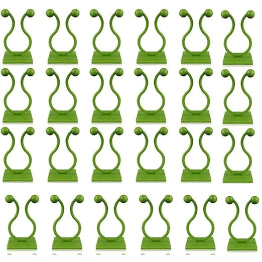 CANTROL 30 PCS Plant Clips for Climbers | Money Plant Clips for Wall Support | Plant Climbing Wall Clips Vine Stick Self-Adhesive Climbing Clips for Plants Vine Money Plant Holder Green-image-20