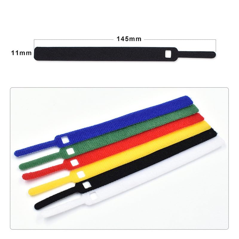 BUDAY 30PCS Reusable Cord Organizer Keeper Holder Fastening Cable Ties Straps for Earbud Headphones Phones Wire Wrap Managemen(30PCS Blue Needle)