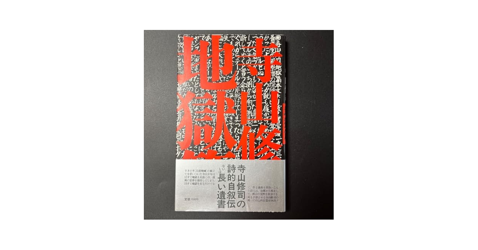 寺山修司　長編叙事詩　地獄変 Amazon.co.jp: 初版寺山修司『長編叙事詩 地獄篇 普及版』装幀