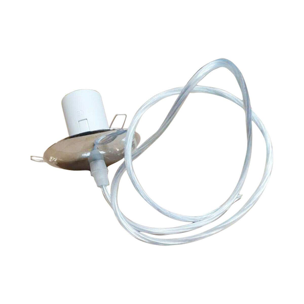 LEDSone Lampadario moderno a 3 vie con paralume in rattan rosso decorativo a forma di vite, lampada a sospensione a soffitto a tre teste (Bianco + Rosso + Nero)