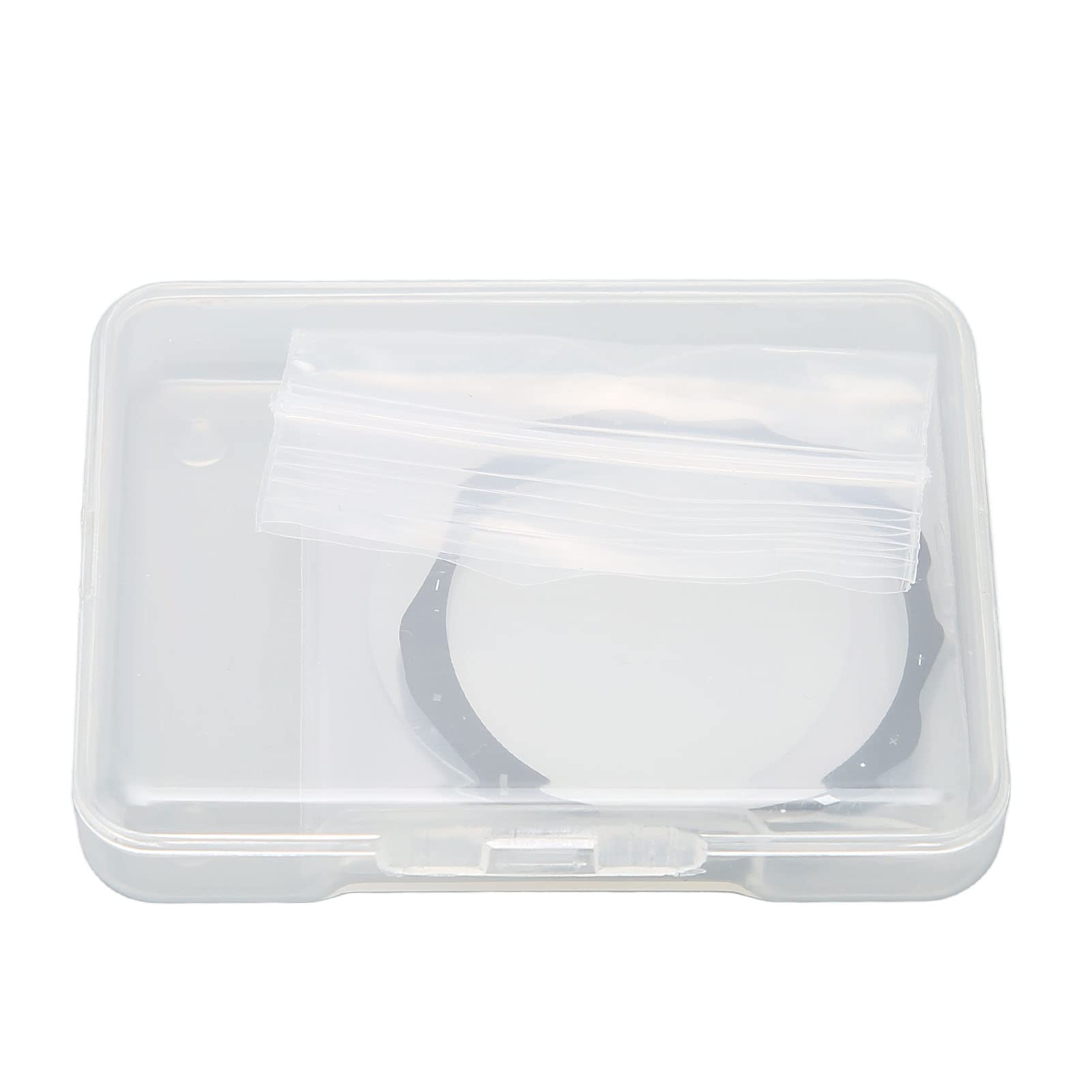 Kit de repuesto de lente de cristal frontal de reloj, resistente al desgaste, revestimiento oleofóbico duradero, kit de reparación de lente frontal para reloj