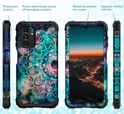 Coque Galaxy A13 5G robuste en silicone et plastique haute densité - 5