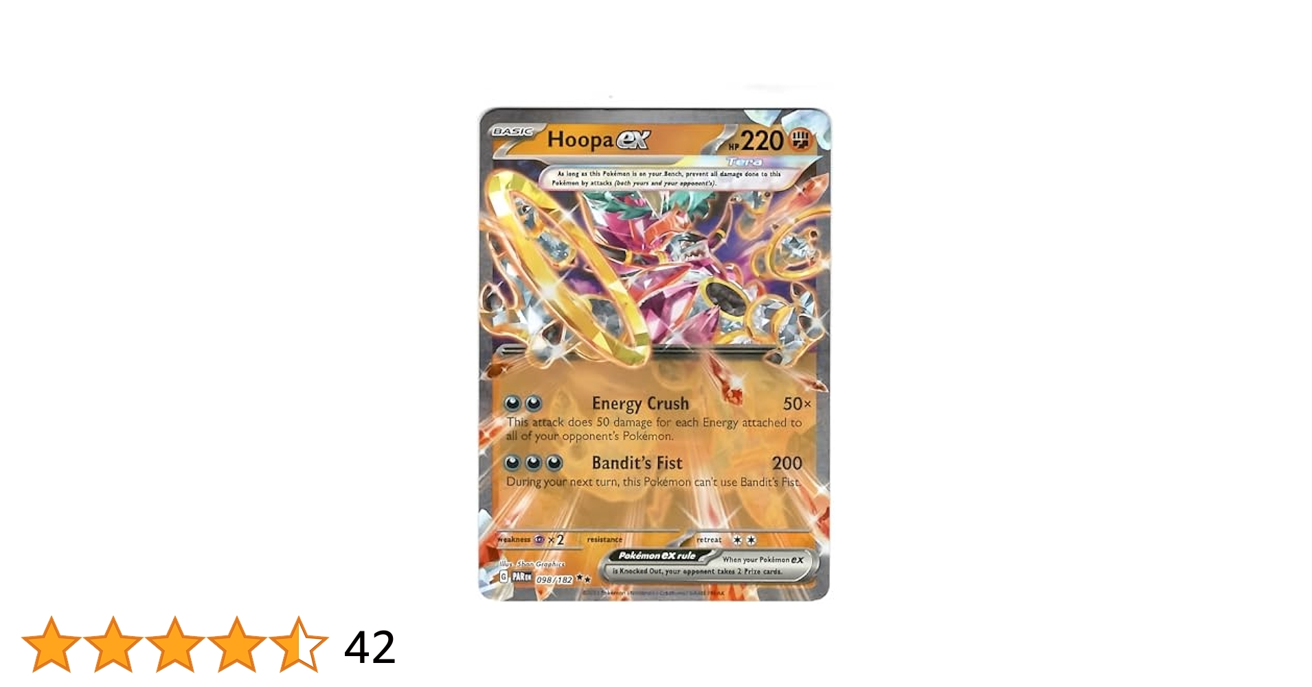【バラ売り不可】ポケモンBW&amp;BW2&amp;XY Pokemon ESPATHRA 081/182 Paradox Rift - RARE HOLO - - MINT
