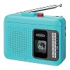 Jensen MCR-75 Personal Portable AM/FM Radio Cassette Player/Recorder Compact Lightweight Design & Built in Speaker…