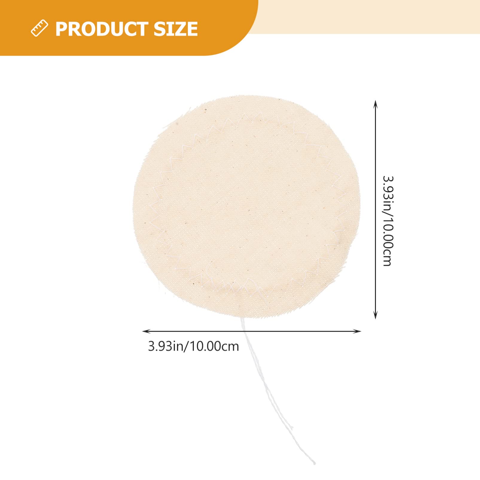 NUOBESTY 20pcs Filter Cloth Reusable Cotton Filters for Home Replacement for Syphon Pot Brewing