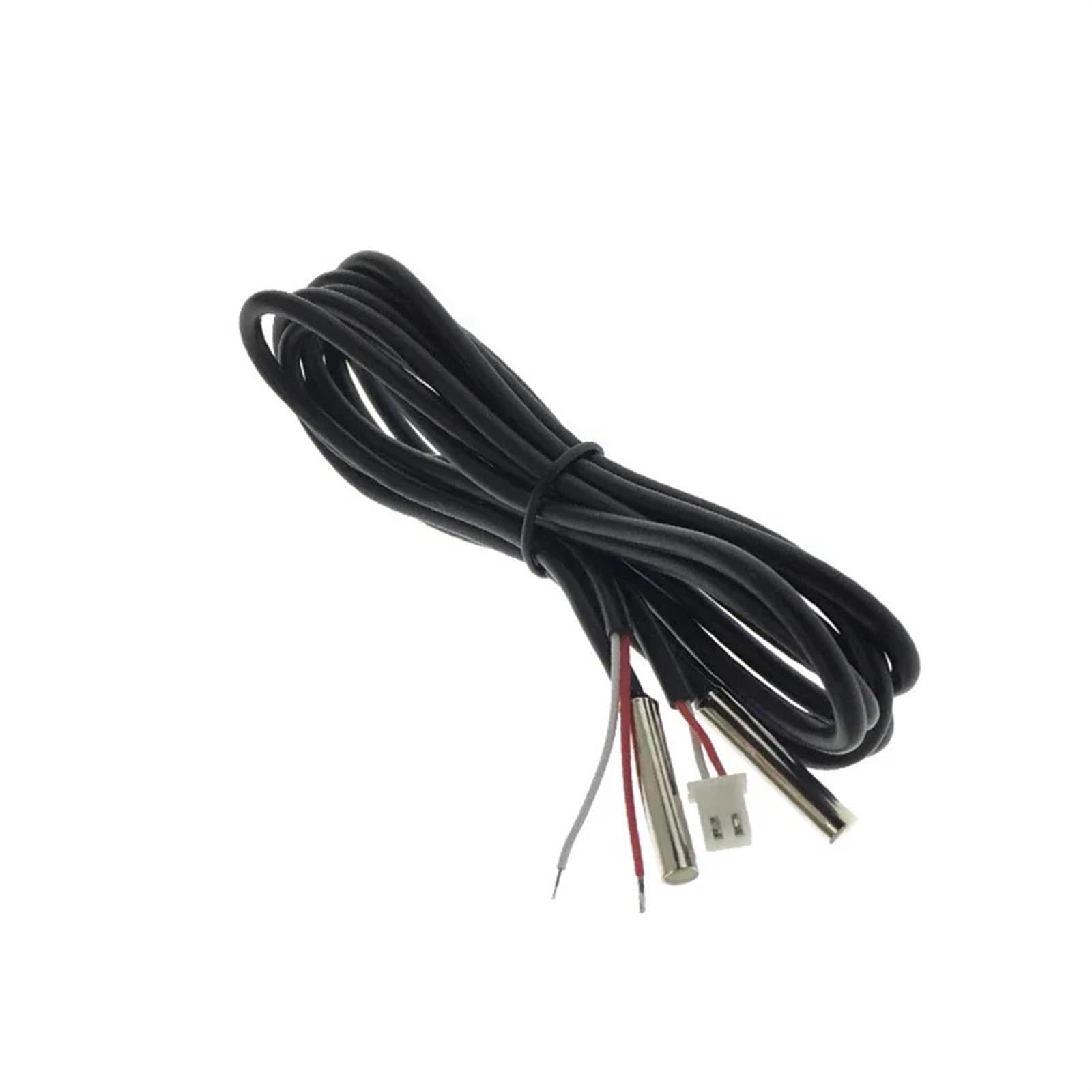 PXQCHAVLN 10PCS 10k B3950 Sheath Line 5x25 Cylindrical Waterproof Probe NTC Thermistor Temperature Sensor Air Measurement Length 1M(10K B3950 L1M XH)