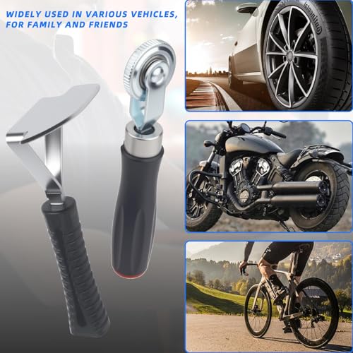 Image of 33PCS Tire Patch Roller Kit with 30PCS 3 Size Large Tire Patch for Car Grinding /Repair, Buffing Wheel, Inner Liner Scraper for Tire Patch Tools (32 /45 /55mm)