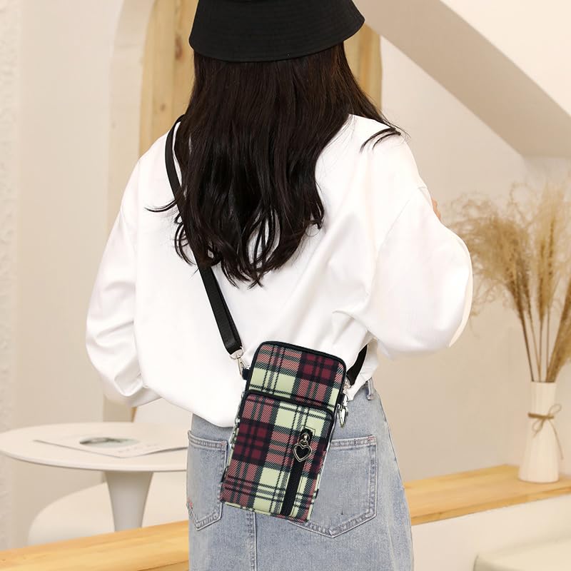 Image of JANKS Small Crossbody Bag for Women - Mini Phone Purses with Crossbody Strap and Wallet - Nylon Arm Bag