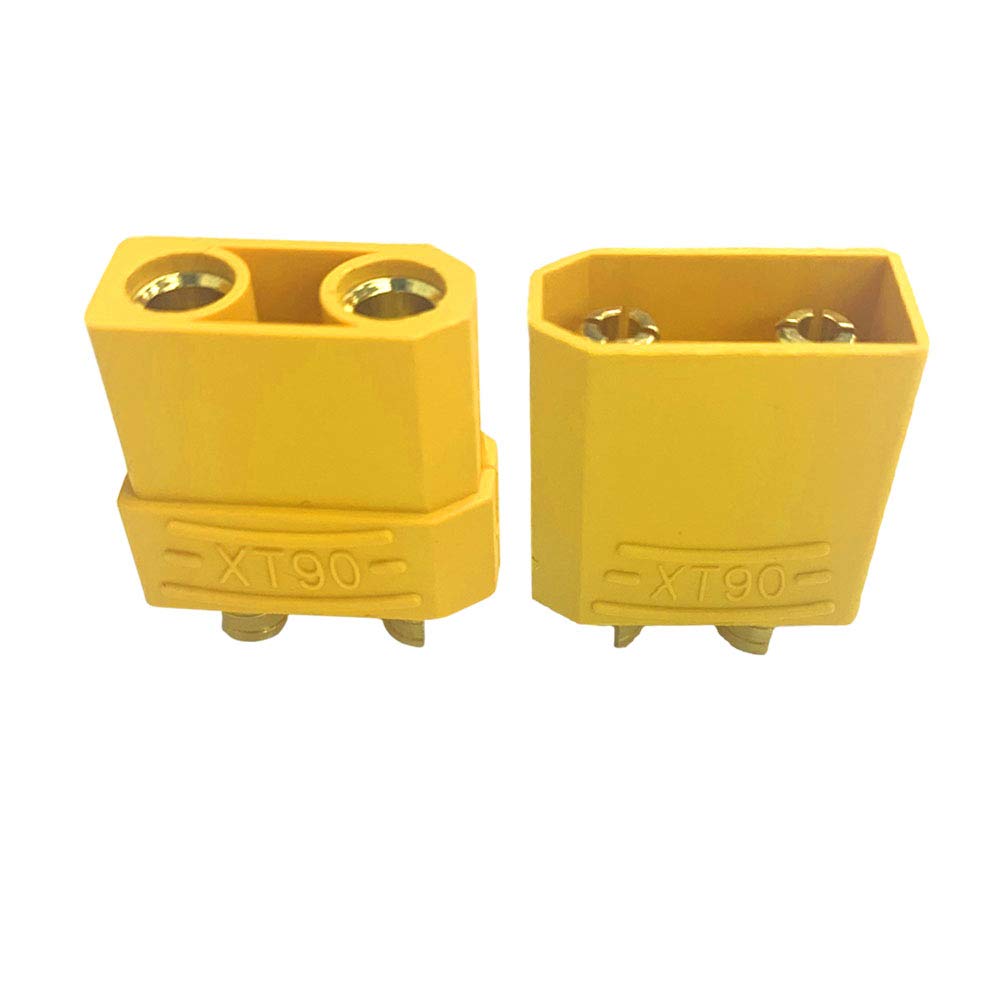 EYESKY10 Pair XT-90 XT90 Male Female Bullet Connectors Power Plugs with Heat Shrink for RC Lipo Battery Motor
