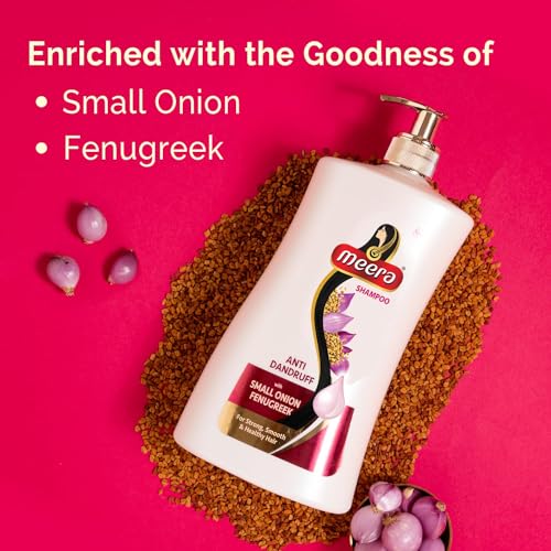 Meera-Anti-Dandruff-Shampoo-1L-Fights-Dandruff-Nourishes-Scalp-for-Healthy-Hair-Enriched-with-Small-Onion-Fenugreek-Paraben-Free-Shampoo-for-Women-Men