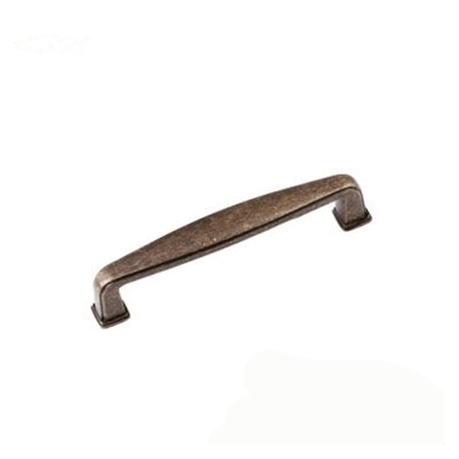 STNYANXD Antique Cabinet Drawer Handles 5Pcs Kitchen Door Handles Antique Copper Drawer Pulls Knobs(Antique Brass 96mm)