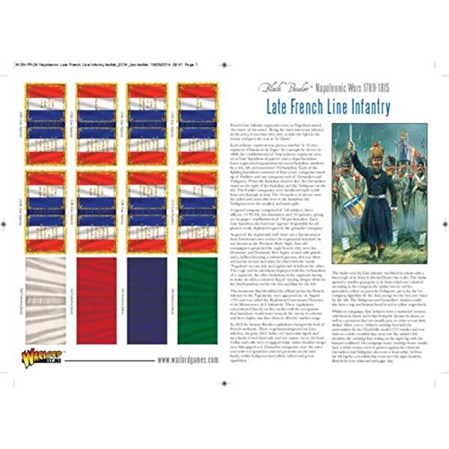 Black Powder Napoleonic Wars Late French Line Infantry 1812-1815 Military Table Top Wargmaing Plastic Model Kit Wgn-Fr-10 #TOP4