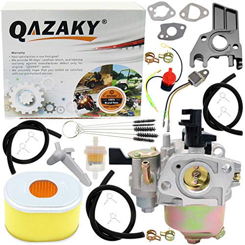 QAZAKY Carburetor Air Filter Kit Replacement for Harbor Freight Predator 212cc 6.5hp Go Kart OHV Engine R210 68121 69727 68120 69730 Homelite Pressure Washer 179cc 180cc DJ165F 2700PSI 2.3GPM UT80522D