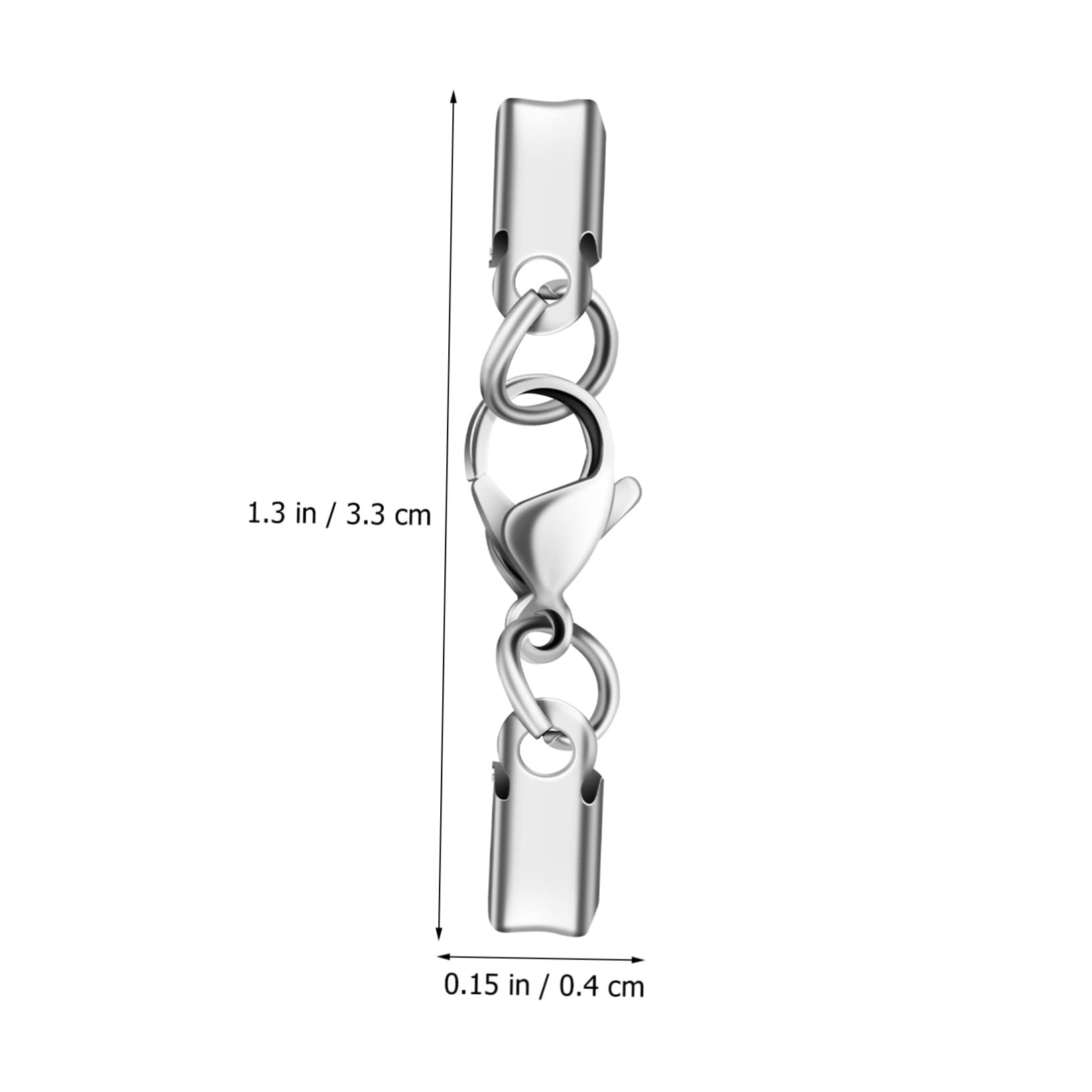 40 Pcs Stainless Steel Lobster Claw Clasps - Jewelry Making Supplies For Necklaces & Bracelets
