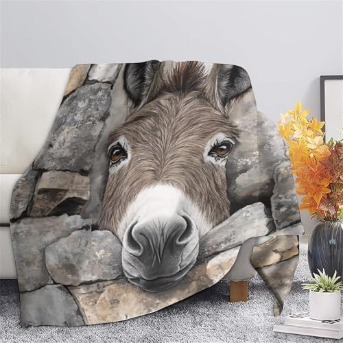 Couverture microfibre infroissable 3D plaid chaud 150x200cm - 5
