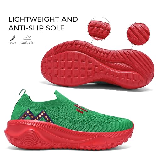 Women's Slip-On Sneakers - Lightweight Breathable Walking Shoes - Casual Athletic Running Shoe3