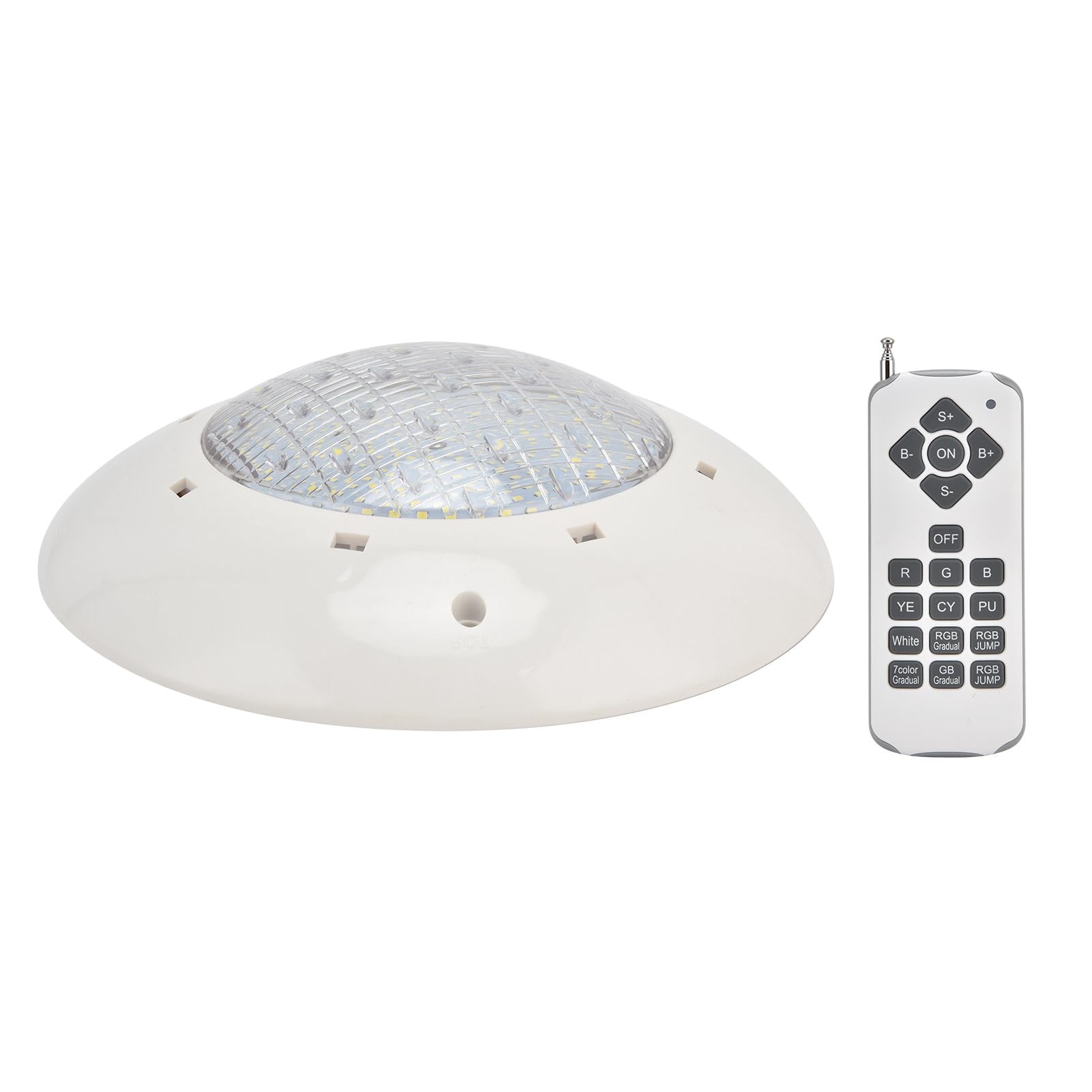 IP68 Wasserdichte LED-Schwimmbadleuchte Bunte RGB-Wand-Unterwasserleuchte mit Fernbedienung AC12V (12W)