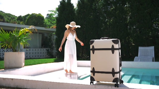 Amazon.com | NZBZ Vintage Luggage Sets for Women, PU Leather Retro