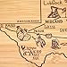 Totally Bamboo A Slice of Life Texas State Serving and Cutting Board, 11