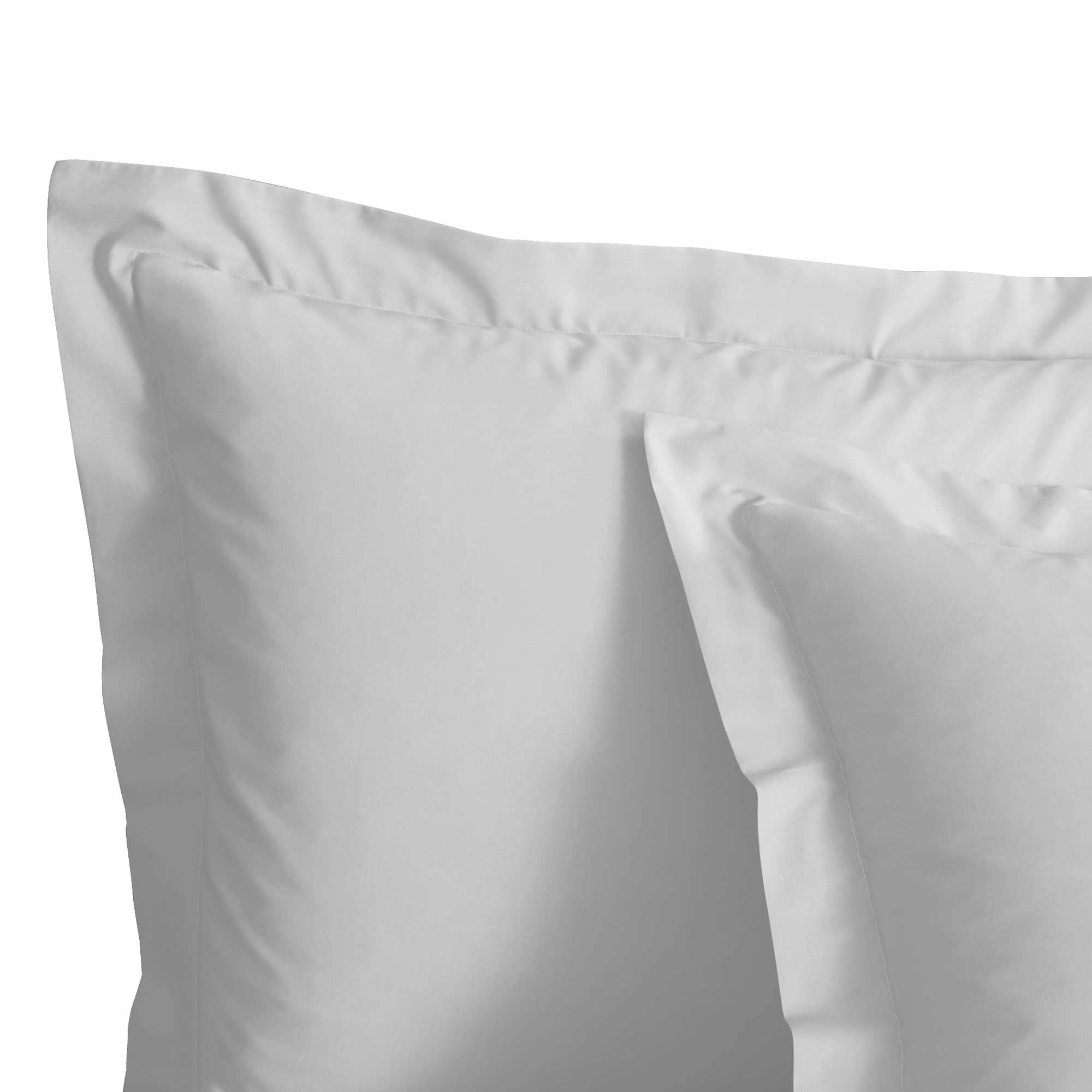 Baldiflex - Taies d'oreiller 100 % coton percale, 50 x 80 cm, blanc