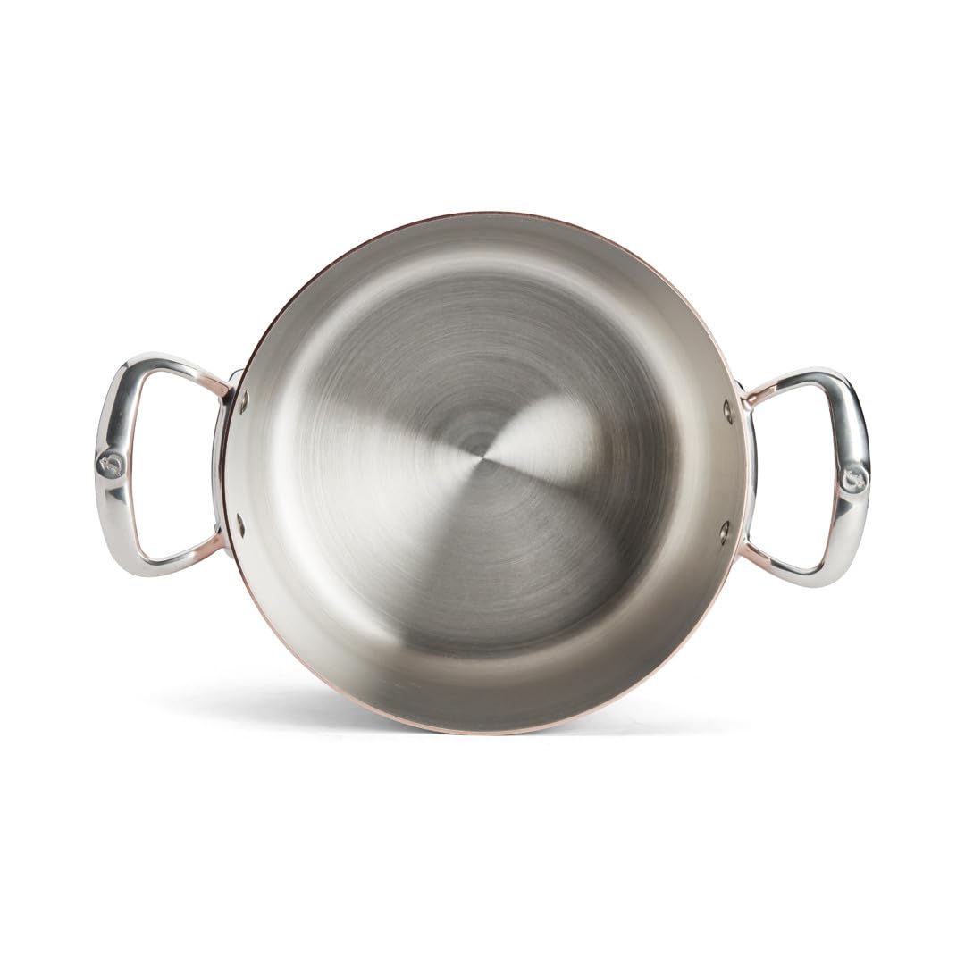 De Buyer - Braisière en cuivre PRIMA MATERA avec couvercle en inox