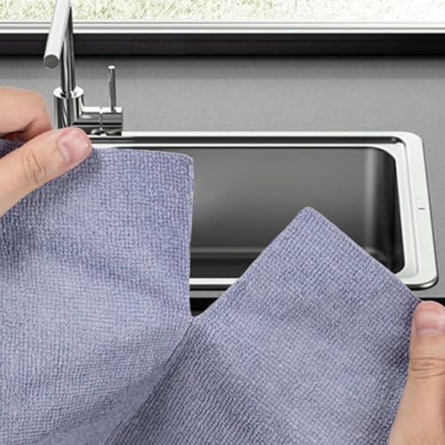 Image of Microfiber Cleaning Cloth Reusable Washable Rag for Kitchen Window Appliance Green | 1 Microfiber Cleaning Cloth