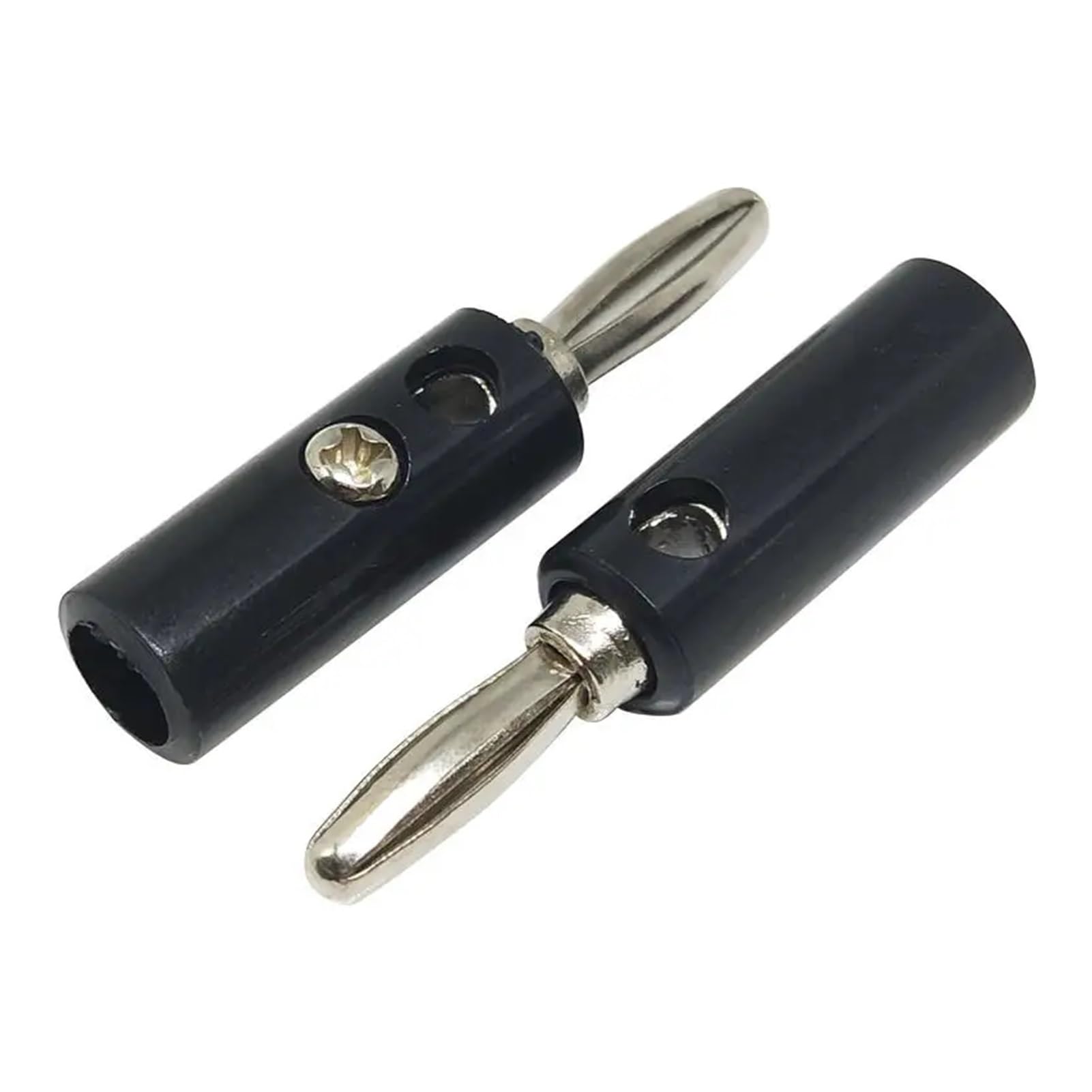Presa a banana da 4 mm, connettori terminali per altoparlanti senza saldatura, 20/50/500 pezzi, 5 colori disponibili (rosso placcato oro, 50 pezzi)