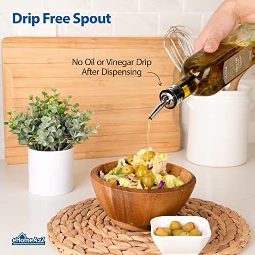 EHOMEA2Z Italian Glass Olive Oil Dispenser Bottle 16