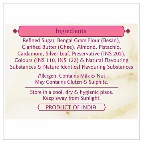 Image of Haldiram's Nagpur Motichoor Ladoo 250g | Traditional Indian Sweet Made with Pure Ghee & Boondi | Perfect for Festive Gifting, Celebrations & Puja Offerings