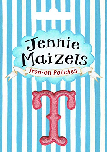 Jennie Maizels Ltd Letter T Pink Iron-on Patch Jennie Maizels Ltd Letter T Pink Iron-on Patch