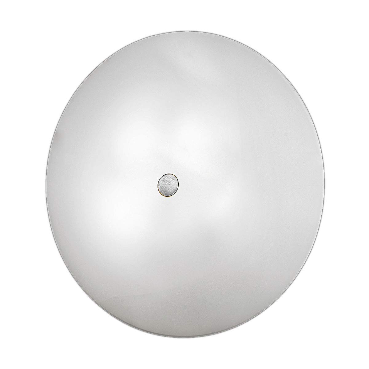 Austro Lux 0314.u15.6.w Ceiling Light, Glass and Nickel, 62 x 62 x 8 cm