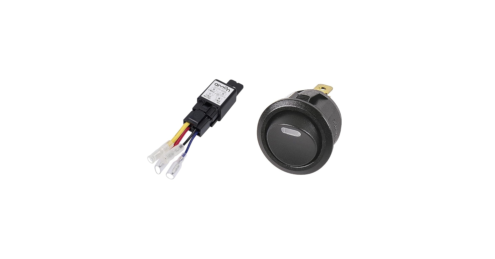 あもん Amazon | 【セット買い】エーモン(amon) リレー 4線(4極) DC12V