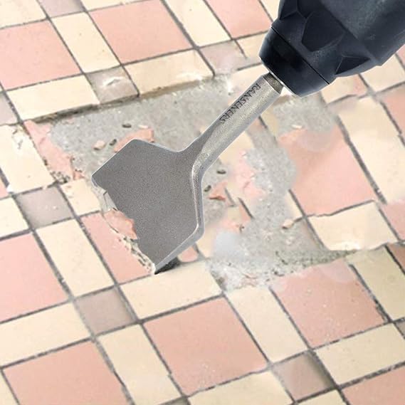 SDS-Plus scalpello a vanga 2pezzi, con angolo di lavoro di 15°, 165 * 75mm, universale, in acciaio super temprato