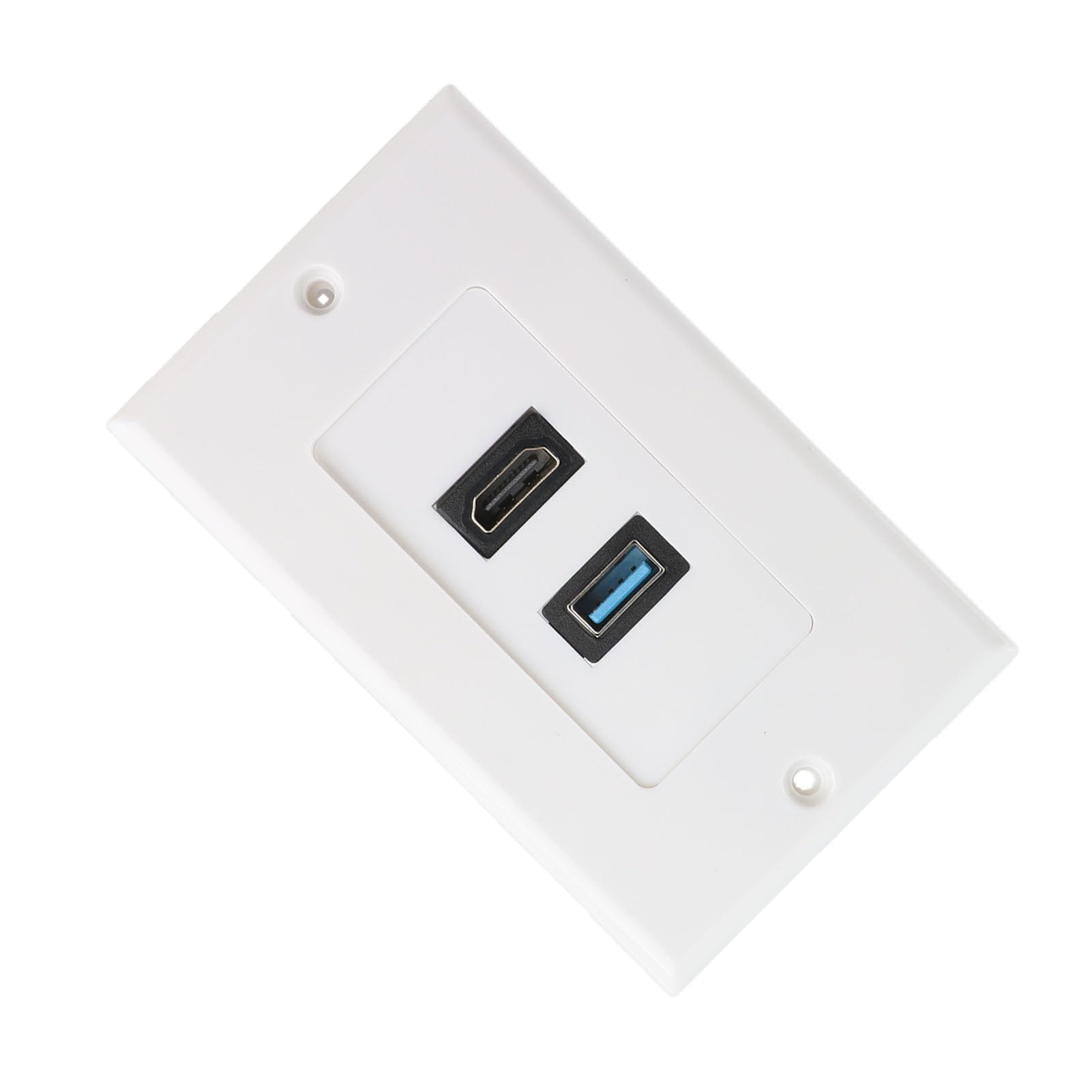 Crabtree HDMI 2.0 USB 3.0 Ethernet Wall Plate Multimedia Panel