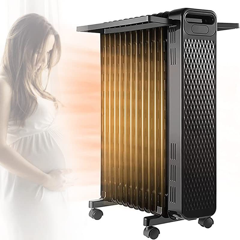 Amazon.co.jp: 2200Wオイル充填ラジエーター電気スペースヒーター13