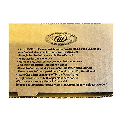 Schönheitsshop Moby Softbaits Germany Rackershad 12,5 cm Wild Mix 20 Stück Ohne PVC und ohne gifftige Weichmacher