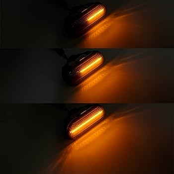 Amazon.com: 2Pcs Dynamic Sequential Blink Amber Full Led