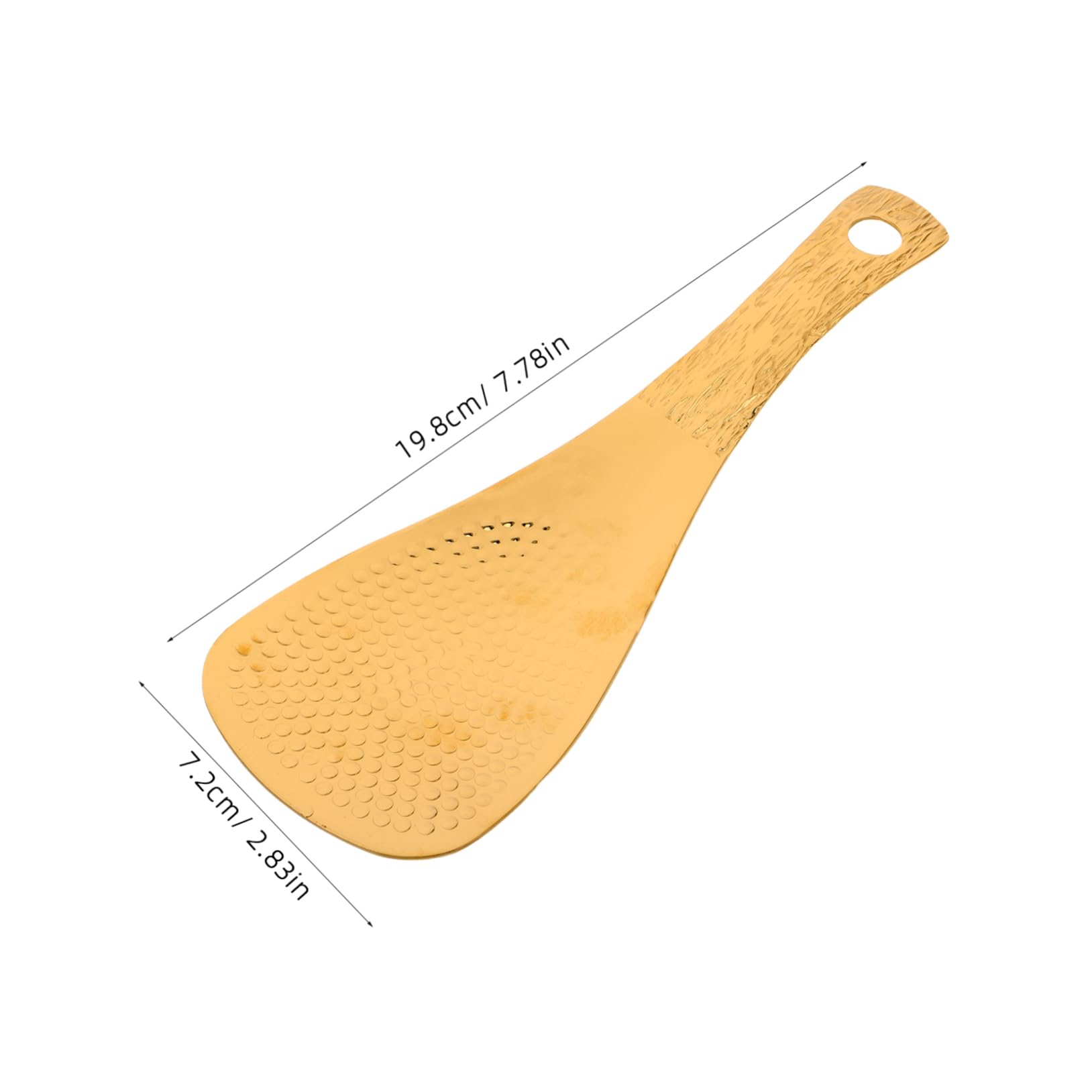 FUNOMOCYA Stainless Steel Rice Spoon with Large Capacity Versatile Non Stick Serving Ladle for Rice and Noodles Kitchen Utensil with Elegant Mirror Finish for Home