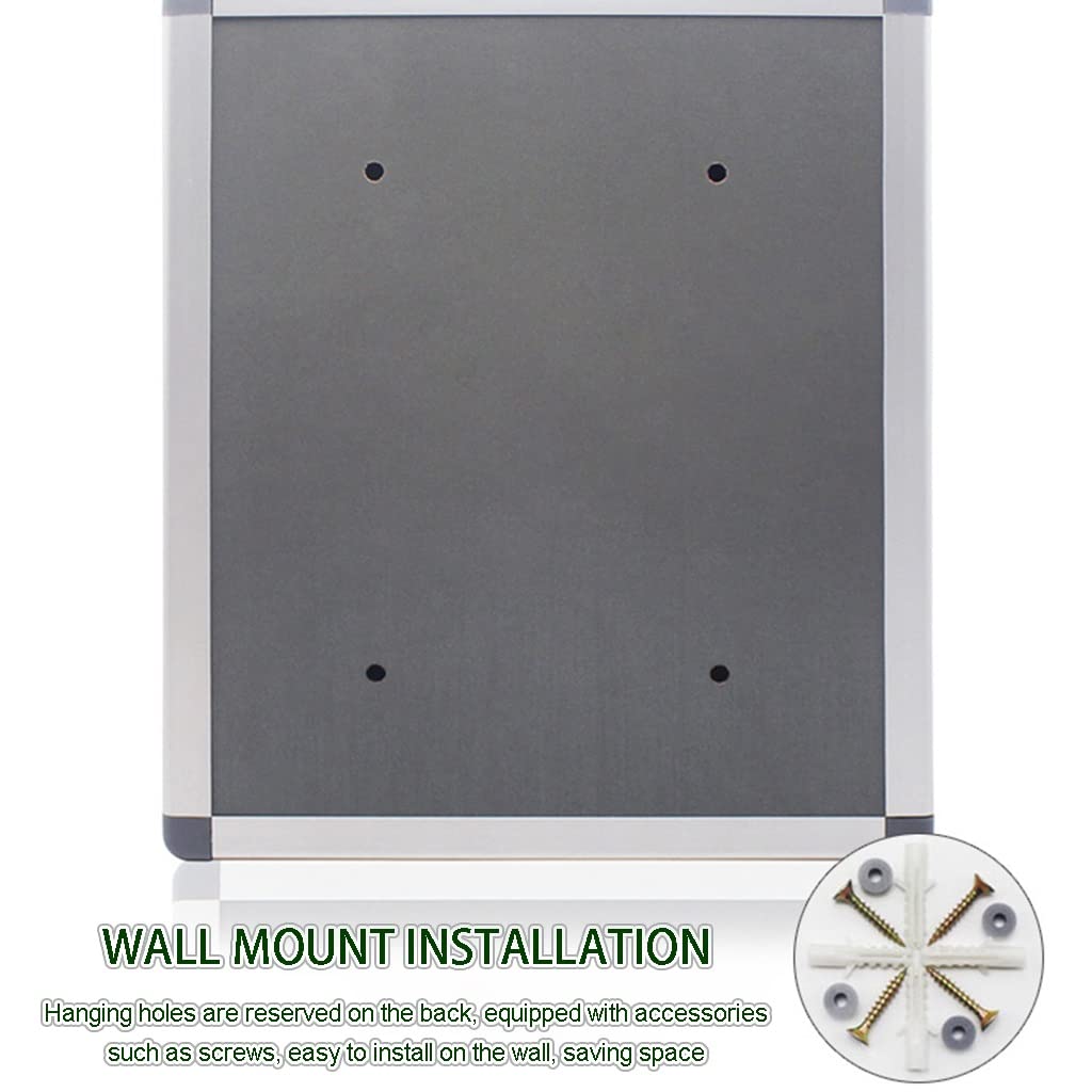 Schlüsselkasten, Wandhalterung, wandmontierter Schlüsselkasten aus Aluminiumlegierung for zu Hause, ausgestattet mit Farbetikett