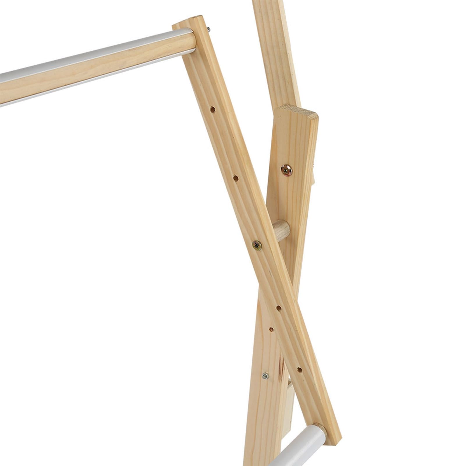 Rengue Marco de Madera con Soporte, Rotación de 360 ​​grados y Ajuste de Altura para Punto de Cruz, Punto de Aguja y Bordado, Bastidor de Bordado Ajustable Grande