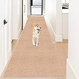 【Amazon 限定ブランド】廊下敷き マット カーペットラグ ラグマットカーペット 洗える AOHDM 階段マット約300 60cm 滑り止め キッチンマット ベージュ 玄関マット 4mm吸着マット めマット ロングマットすべり止め 吸着カーペット階段用ステップマット 滑り止め マット