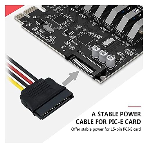 ikis 15 Pin Sata Power Y-Splitter Cable (6-Inches),Black - Image 5