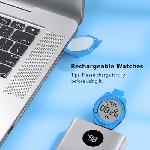 Image of Kids Watches for Girls Boys Digital Sport Watch with Step Counter Pedometer Vibration Alarm Clock, No App Waterproof Fitness Tracker Kids Watch Boys Girls Teens Students Ages 5-16
