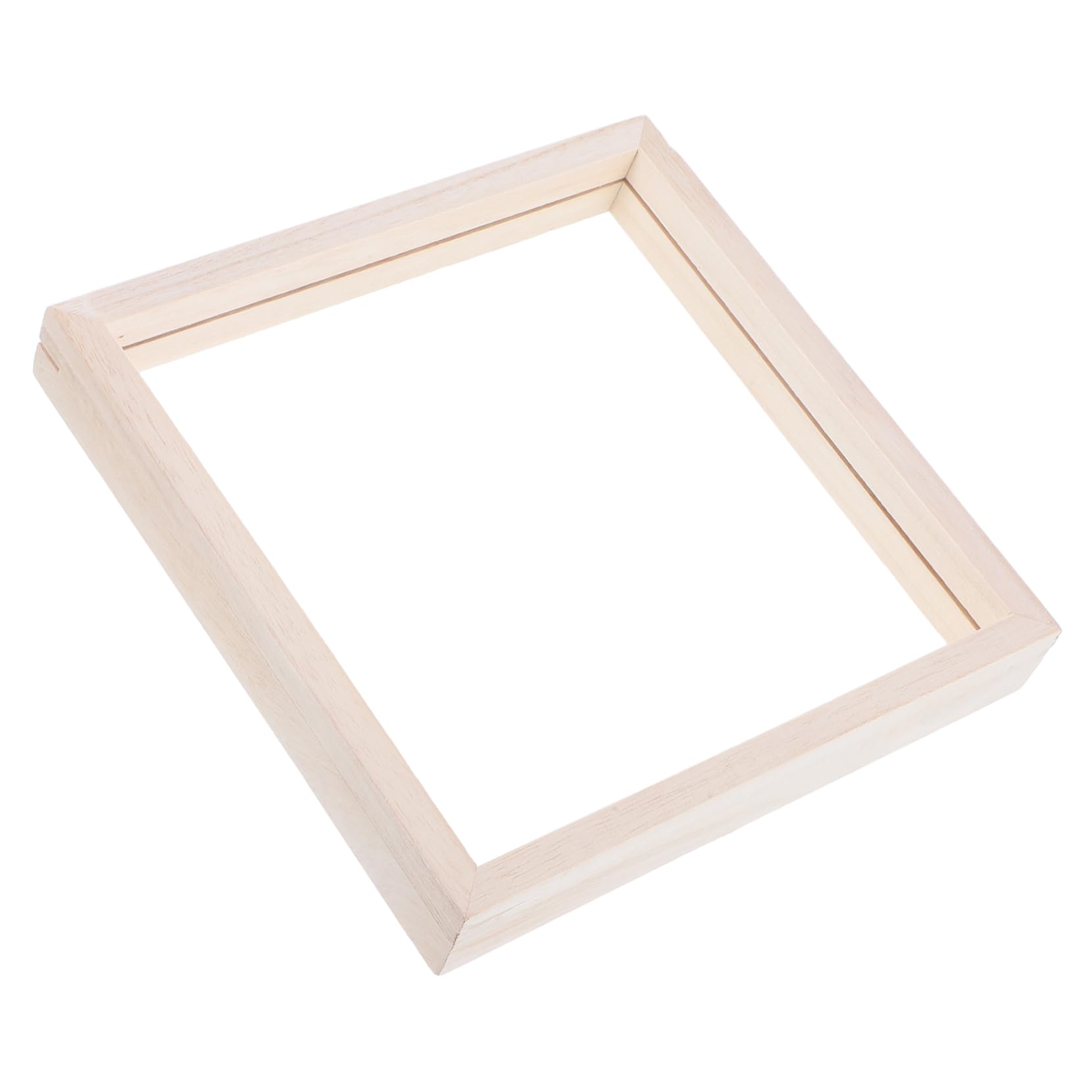 OSALADI Solid Wood Picture Frames Easy Assembly Unfinished Acrylic Frames for Unique Art Projects Durable and Protective Design for Crafts and Painting