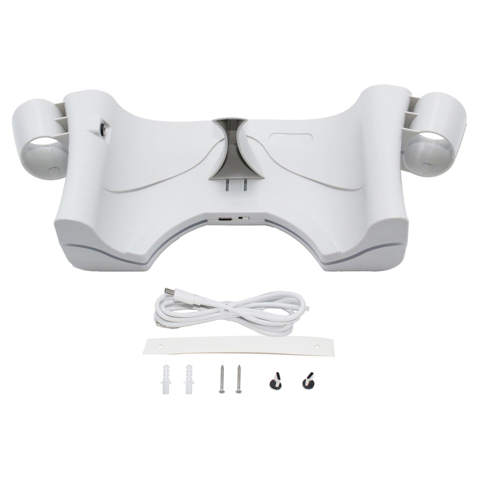 para Oculus Quest 2 VR estación de Carga Multifuncional estación de Carga de Pared Base de refrigeración, estación de Carga Dual para Soporte Oculus Quest 2 VR (Blanco, Oculus Quest 2) ZY-36