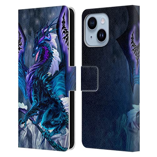 Étui portefeuille iPhone 14 Plus Ruth Thompson Relique Dragons en cuir Head Case Designs