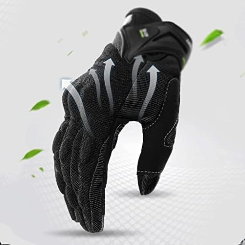 Rękawice Rowerowe Rękawiczki do Rowerów Oddychające Rękawiczki Rowerowe Z Pełnymi Palcami Męskie Letnie Treningi Na Świeżym Powietrzu Fitness Knight Rękawiczki Rowerowe