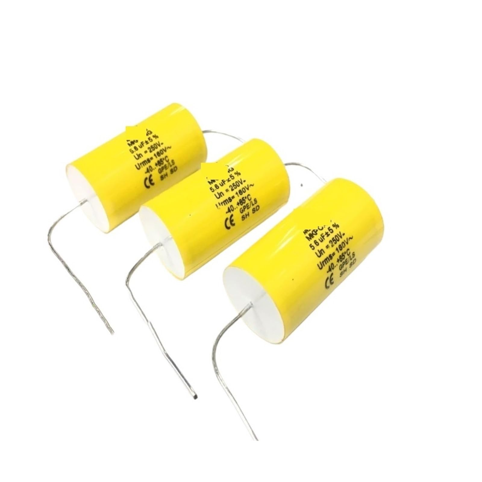 Condensateur 5.6UF 250V C.4G Axial film mince miniature pas cher