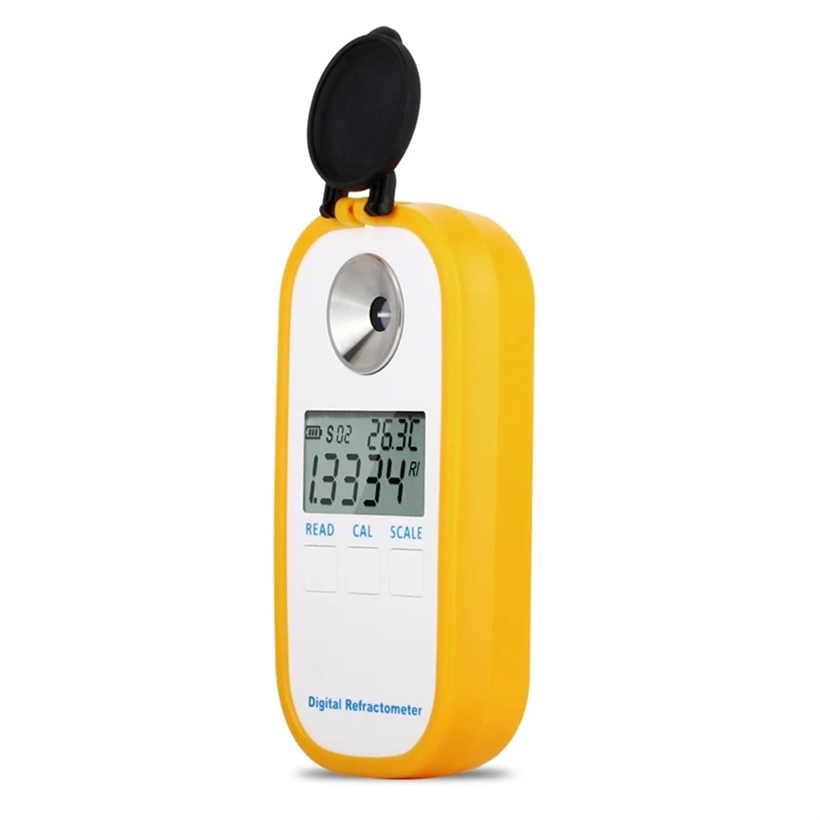 Refraktometer, Digitales Refraktometer Auto-Frostschutzmittel Ethylen-Propylen-Glykol-Gefrierreiniger Autobatterie Harnstoff-Refraktometer